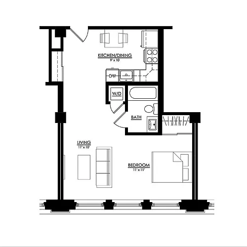 Floor plan America-203-303