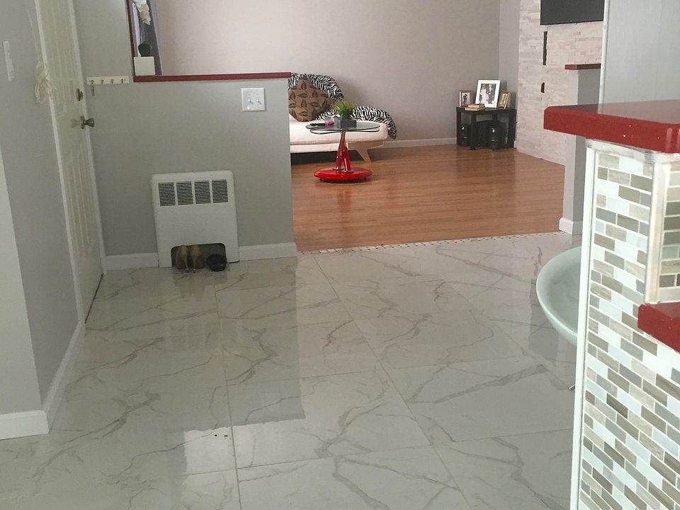 Open living room & kitchen