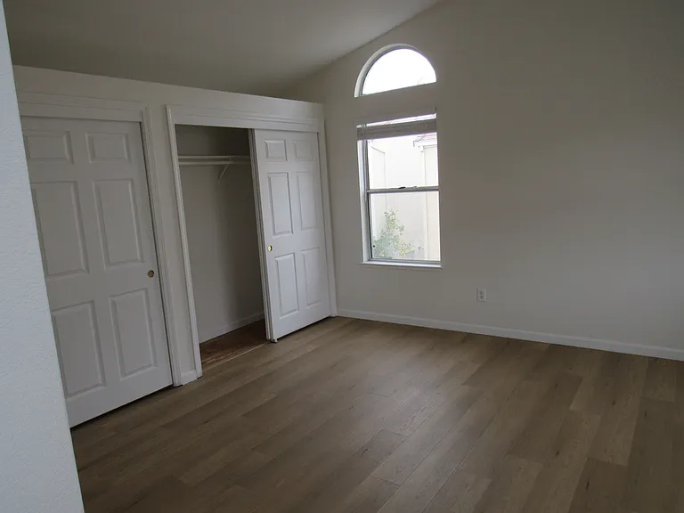 Master bedroom closets