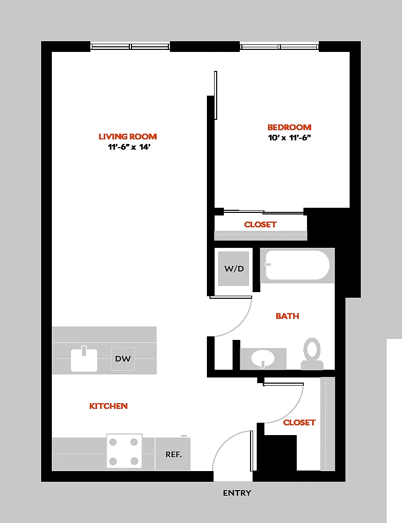 Floor plan 1N