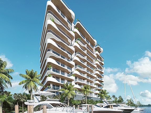 Building with Private Marina
