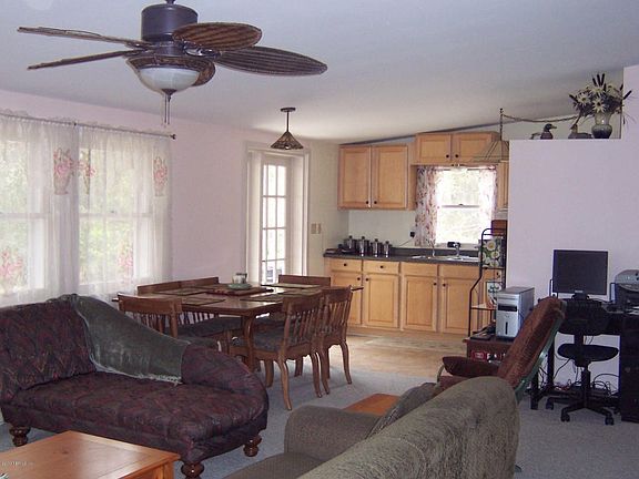living room view to kitchen