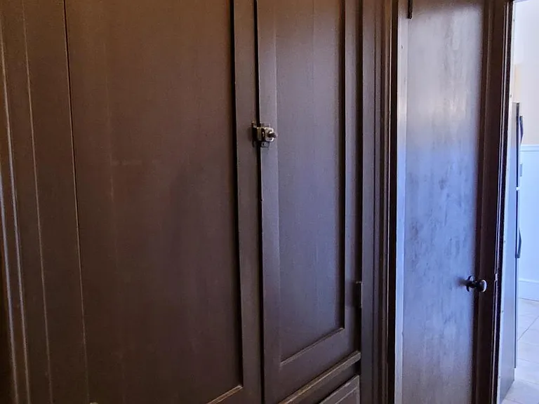 Rear Apartment Entry & Closets