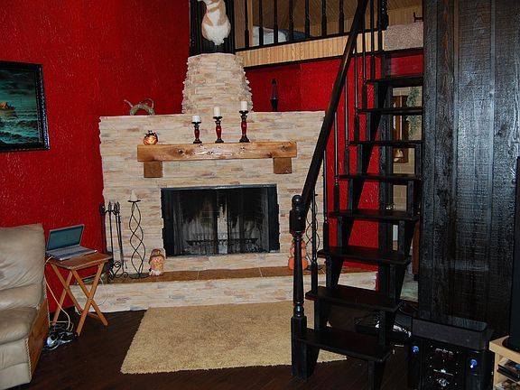 New Wood-burning Fireplace!