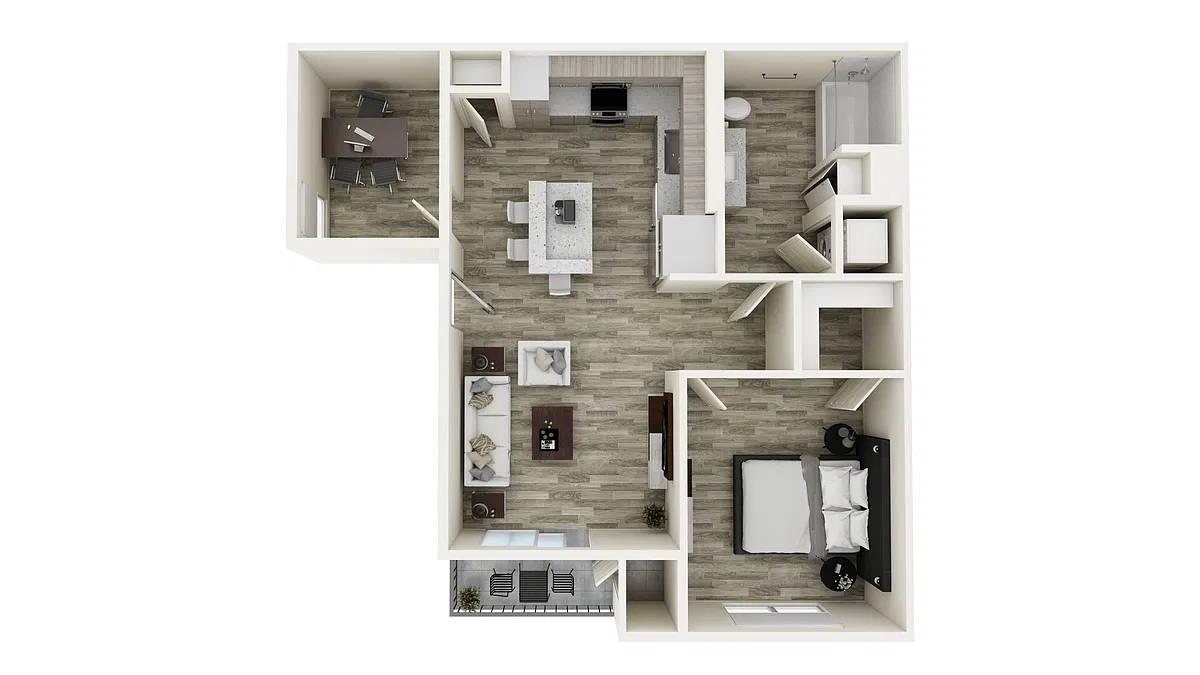 Floor plan A2 With Den