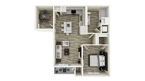 Floor plan A2 With Den