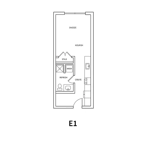Floor plan E1
