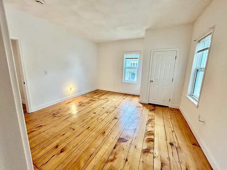 Primary with 2 closets - Hardwood flooring refinished