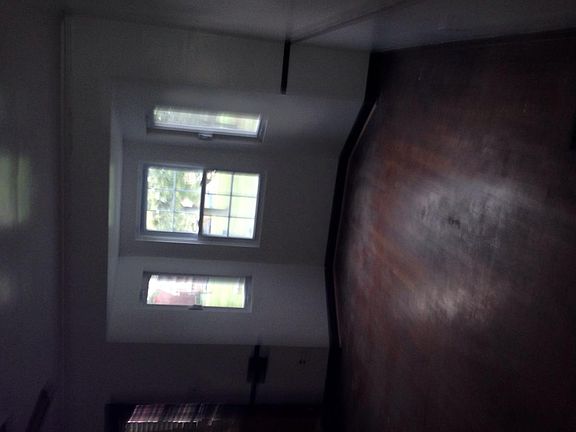 Living room with new bay window