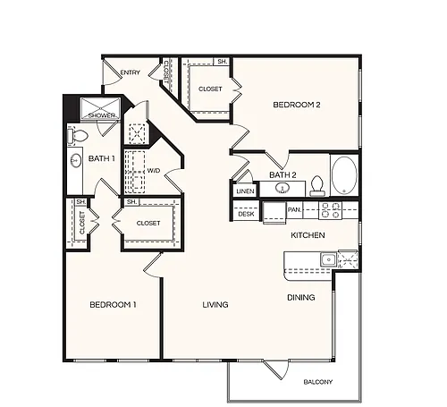 Floor plan B2