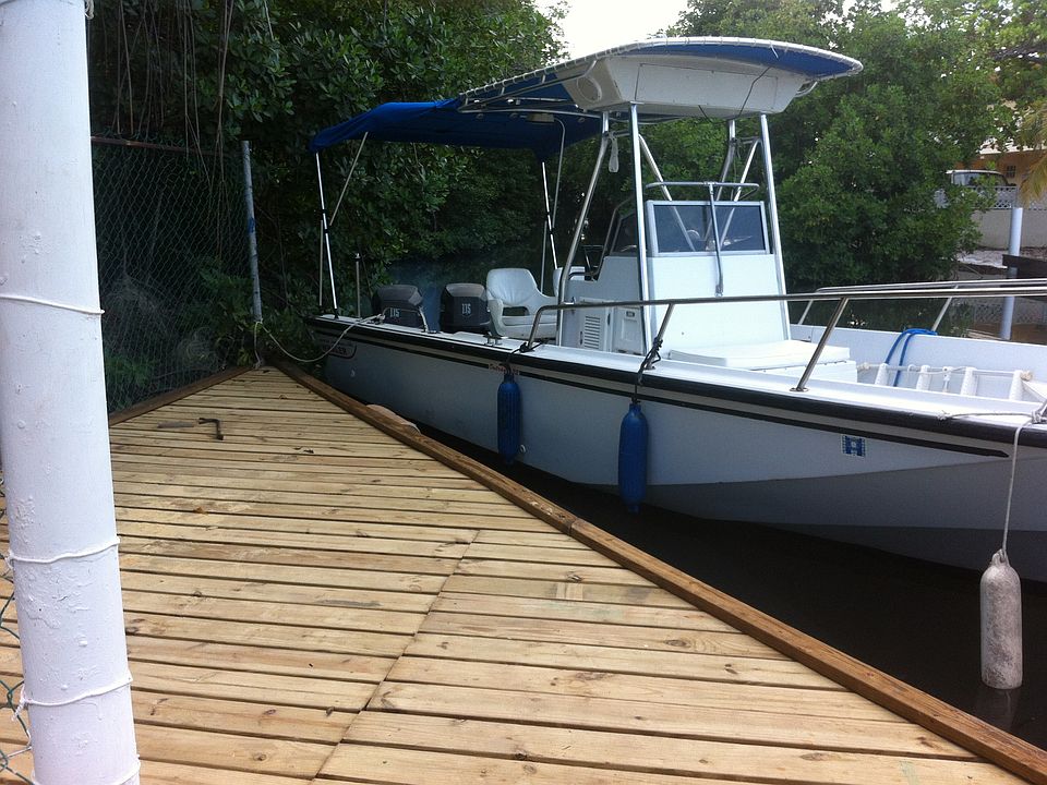 Park your boat behind home