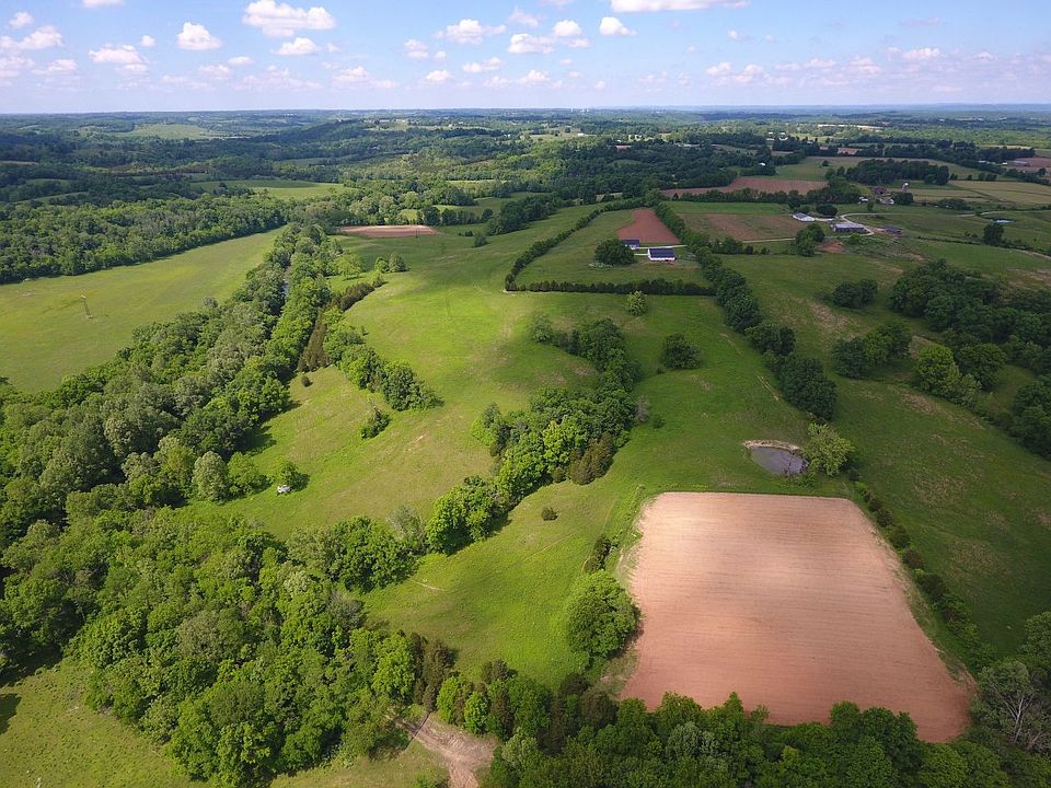 Drone shot of the west tract from the south boundary
