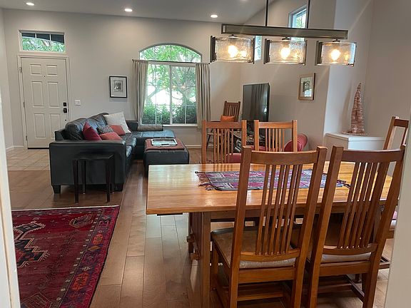 dining area into living room