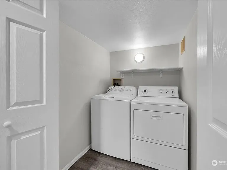 Laundry room - full size washer and dryer