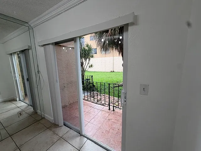 Sliding Door to the Back side