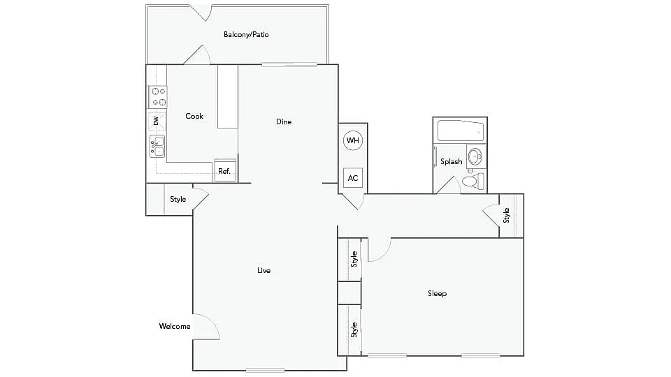 Floor plan Alexandria