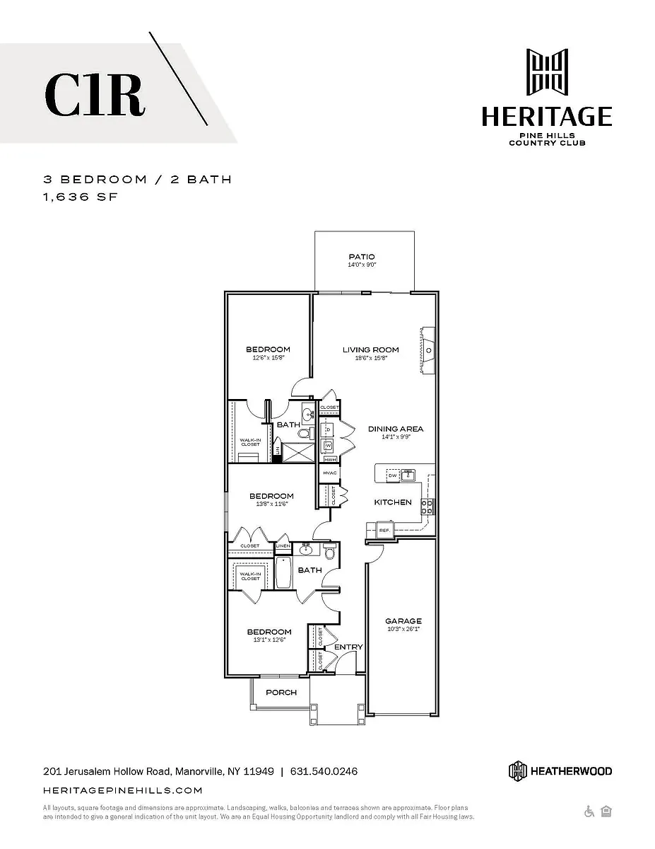 Floor plan C1R