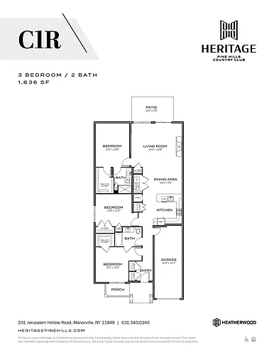 Floor plan C1R Heritage The Hills