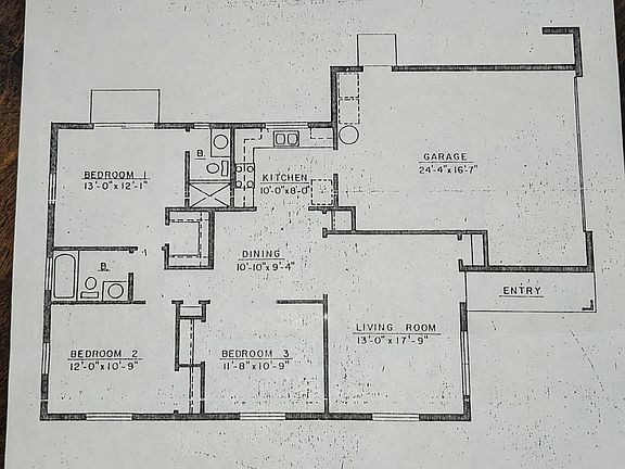 Property Layout Floor Plan. (Note: Bedroom 3 features an extra-wide doorway for enhanced accessibility and easy furniture moving).