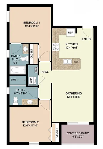 Floor plan 3-302