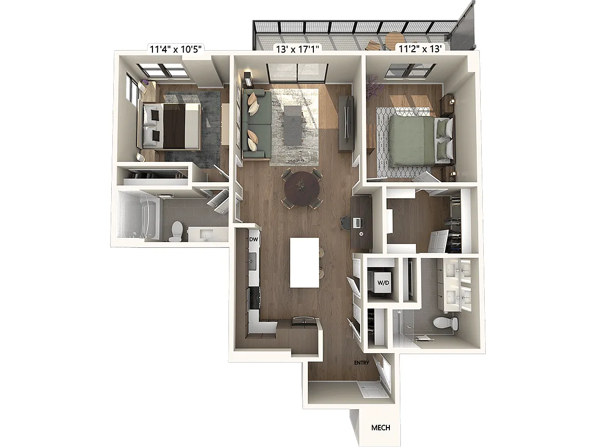 Floor plan B03-Scheme3