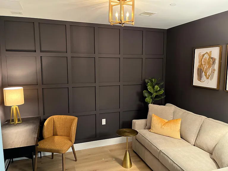 Den with barn door (can be used as an office or second bedroom)