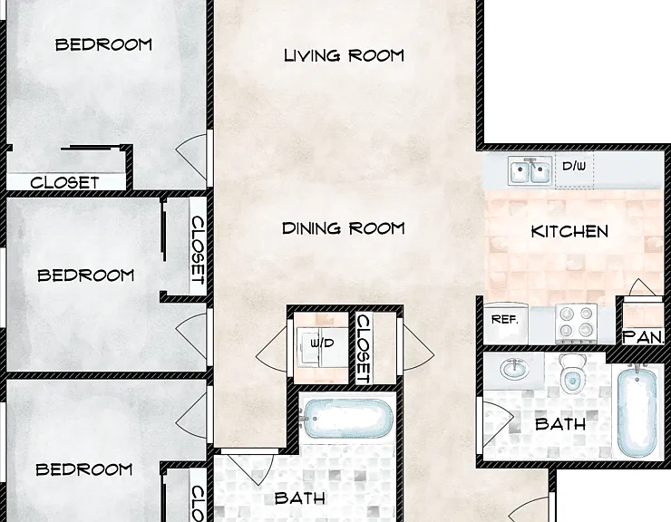D2 Floorplan Diagram
