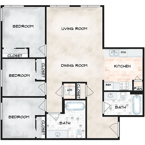 Floor plan D2