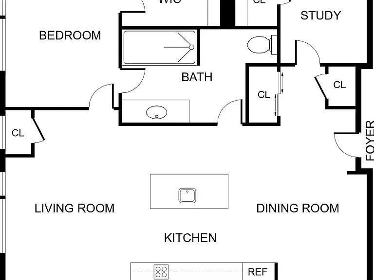 One Bed Den Premier