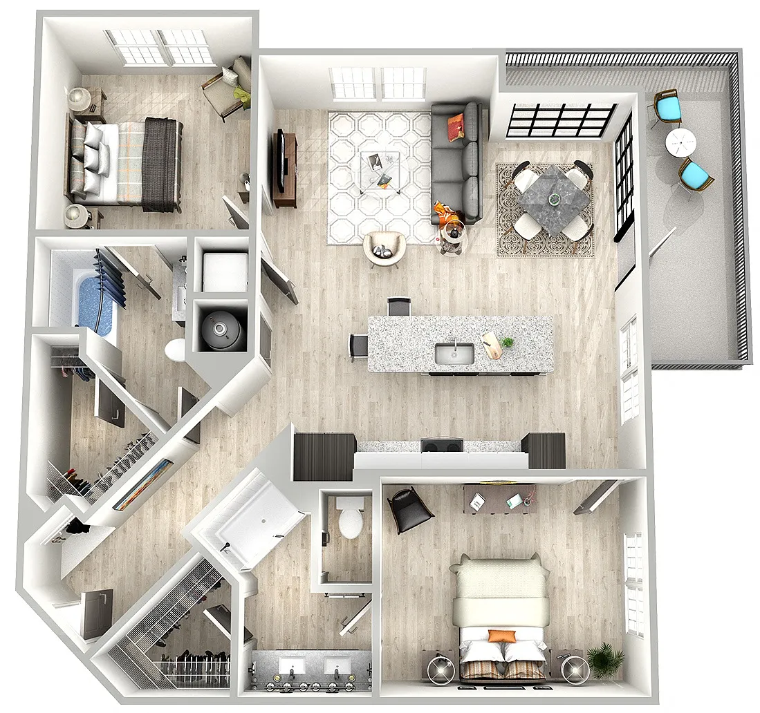 Floor plan B3