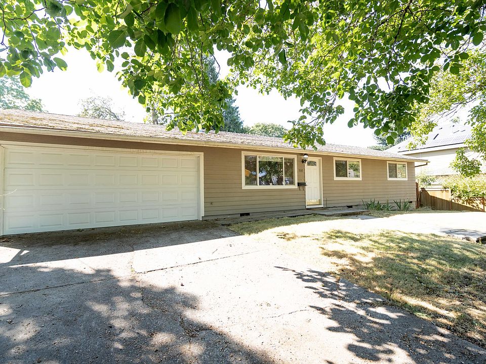Front of the house from the driveway. Facing northwest.