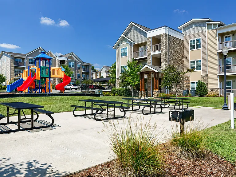 Picnic area near playground