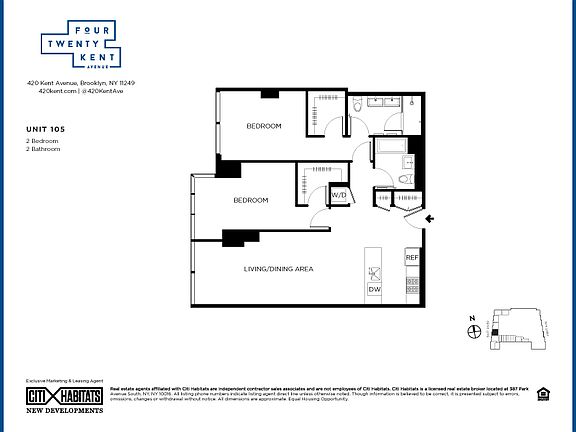 2nd image of 420 Kent Ave APT 105