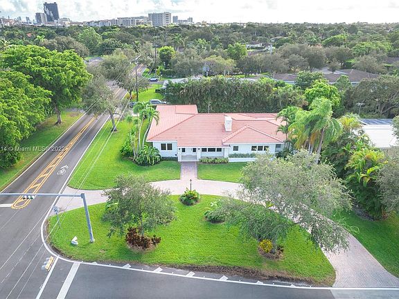 Corner lot with circular driveway. Over 12,000 square feet.