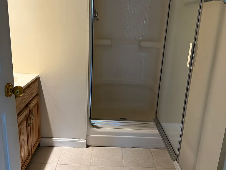 3/4 bath in the master bedroom