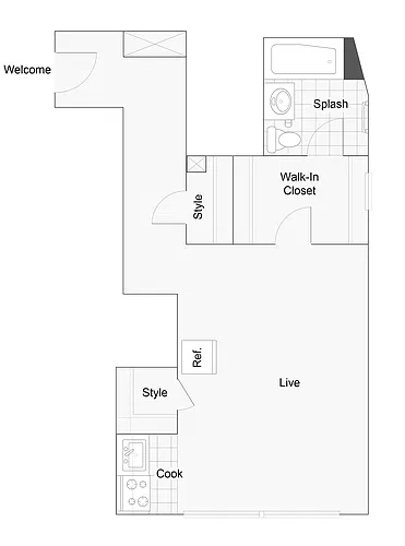 Floor plan Studio - I