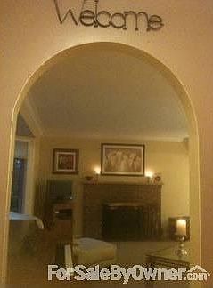 Front door entty to upstairs living room