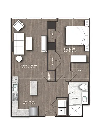 Floor plan K Units