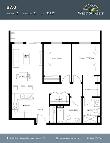 Floor plan Bowen Island