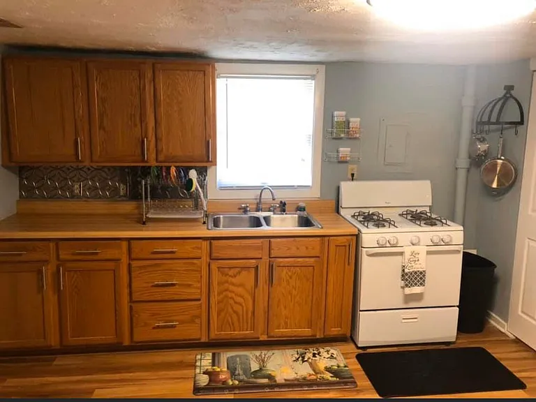 Kitchen: Frig and gas stove provided for your convenience.
