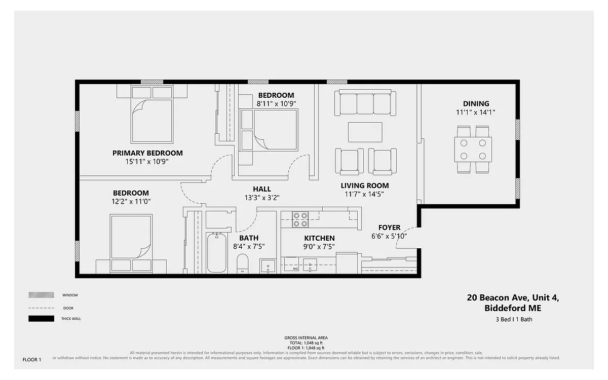 Floor plan One Bedroom