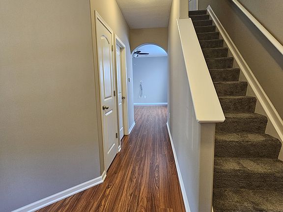 Hallway to living room