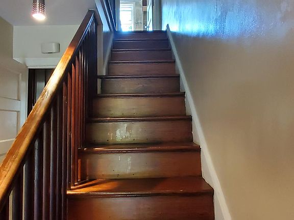 Stairs leading to the upper level