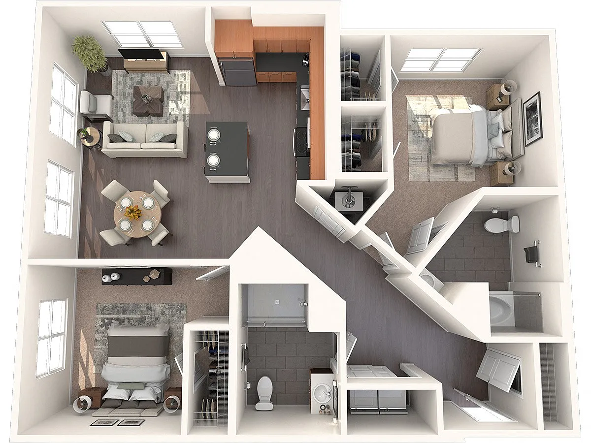 Floor plan B2G2