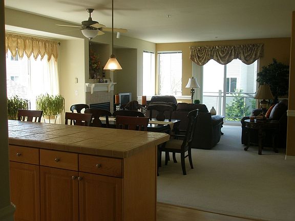 Light and bright. Extra large windows and open floor plan