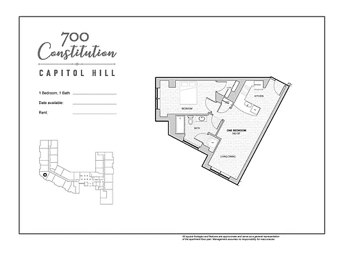 Floor plan 1B 1B T5