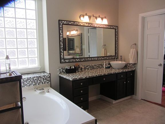 one of two vanitys in master bathroom