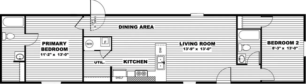 2 bed, 2.0 bath, $1,250 — Photo 3