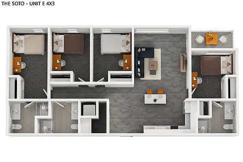 Floor plan E4x3