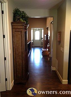 Hall from front door to kitchen
